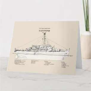 USCGC Eastwind Waggb-279 - SBD Dankeskarte
