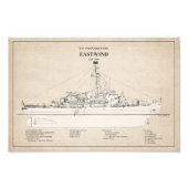 USCGC Eastwind Waggb-279 - SBD Fotodruck (Vorne)