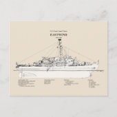 USCGC Eastwind Waggb-279 - SBD Postkarte (Vorderseite)