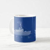 USCGC Escanaba wpc-77 - ABD Kaffeetasse (Vorderseite Links)