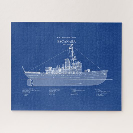USCGC Escanaba wpc-77 - ABD Puzzle (Horizontal)