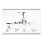 USCGC Escanaba wpc-77 - BD Fotodruck (Vorne)