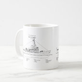 USCGC Escanaba wpc-77 - BD Kaffeetasse (Vorderseite Links)