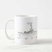 USCGC Escanaba wpc-77 - BD Kaffeetasse (Links)