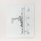 USCGC Escanaba wpc-77 - BD Puzzle (Vertikal)