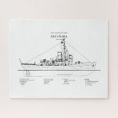 USCGC Escanaba wpc-77 - BD Puzzle (Horizontal)