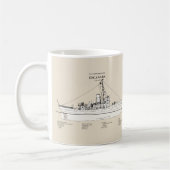 USCGC Escanaba wpc-77 - SBD Kaffeetasse (Links)