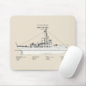 USCGC Escanaba wpc-77 - SBD Mousepad (Mit Mouse)
