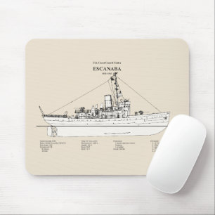 USCGC Escanaba wpc-77 - SBD Mousepad