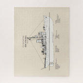 USCGC Escanaba wpc-77 - SBD Puzzle (Vertikal)