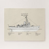 USCGC Escanaba wpc-77 - SBD Puzzle (Horizontal)