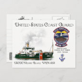 USCGC Henry Blake WLM-563 Coastal Buoy Tender Postkarte (Vorne/Hinten)