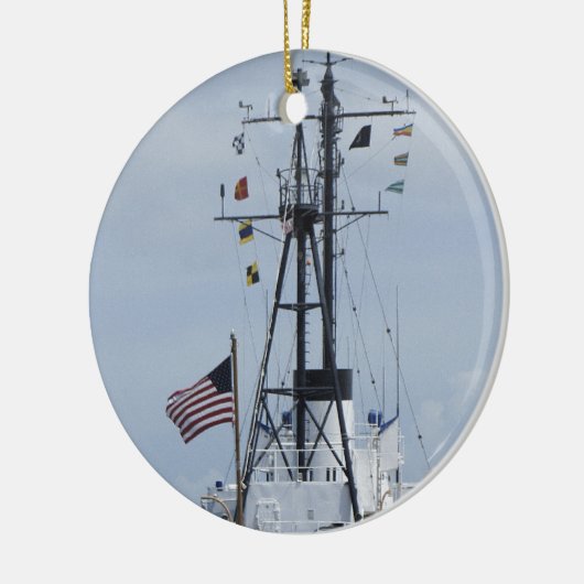 USCGC Ingham Keramikornament (Links)