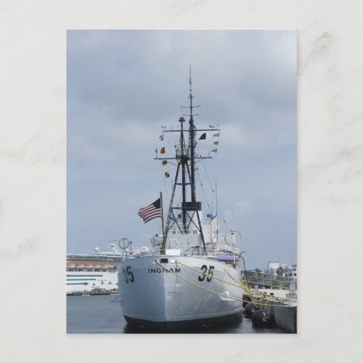 USCGC Ingham Postkarte (Vorderseite)