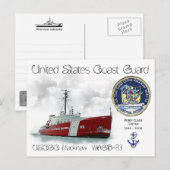 USCGC MACKINAW WAGB-83 ICEBREAKER - POSTCARD POSTKARTE (Vorne/Hinten)