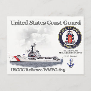 USCGC Reliance WMEC-615 Cutter Postkarte