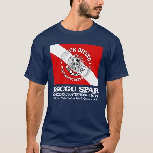 USCGC Spar (beste Wracks) T-Shirt (Vorderseite)