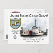 USCGC Taney WHEC-37 High Endurance Cutter Postkarte (Vorne/Hinten)