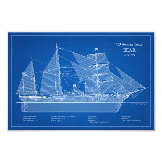 USCGRC USRC Bär - ABD Fotodruck (Vorne)