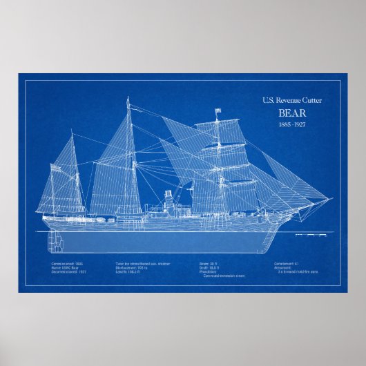 USCGRC USRC Bär - ABD Poster (Vorne)
