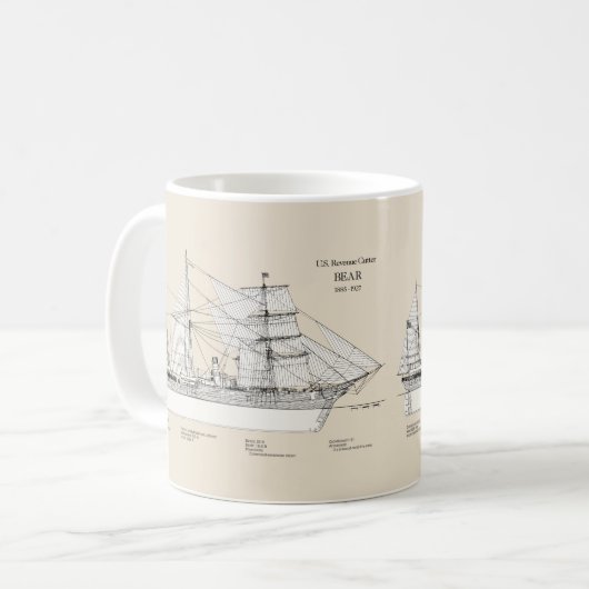 USCGRC USRC Bär - SBD Kaffeetasse (Vorderseite Links)