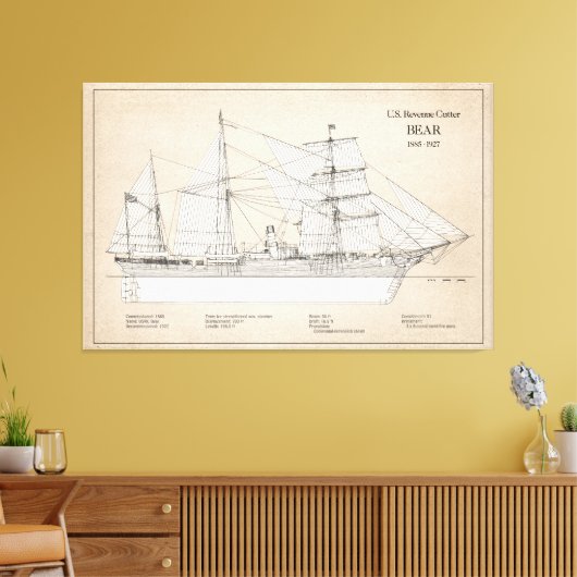 USCGRC USRC Bär - SBD Leinwanddruck (Insitu (Wohnzimmer))