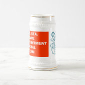 USCGshield, MORAL C.G. STA.CAPE DISAPPOINTMENT… Bierglas (Mittel)