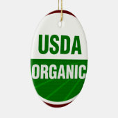 USDA Bio Zertifikat Keramikornament (Rechts)