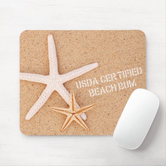 USDA zugelassener Strand-Gammler Mousepad (Mit Mouse)