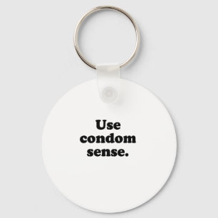 USE CONDOM SENSE SCHLÜSSELANHÄNGER