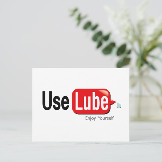 Use Lube Postkarte (Stehend Vorderseite)