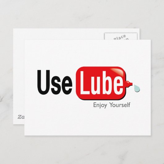 Use Lube Postkarte (Vorne/Hinten)