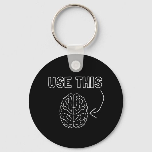 Use This Brain Schlüsselanhänger (Vorderseite)