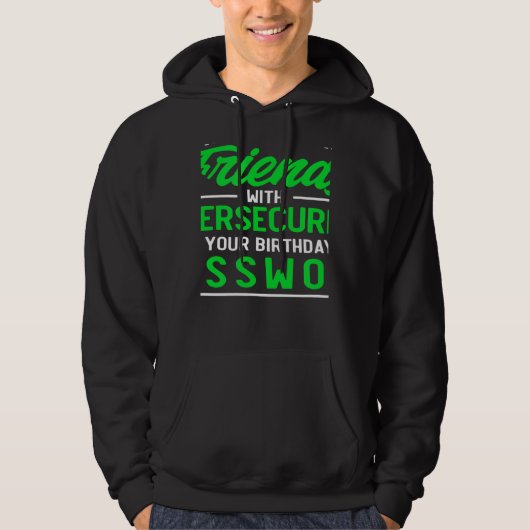 Use Your Birthday As Password Cyber Security Exper Hoodie (Vorderseite)