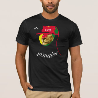 Useet Jamaika Lionhead schwarzer T - Shirt