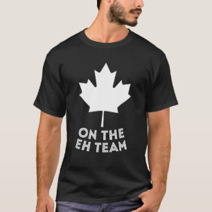 USEH Funny Canadian Eh American Canadian Flag Canc T-Shirt
