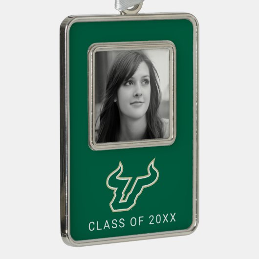 USF-Bullen Rahmen-Ornament Silber (Rechts)