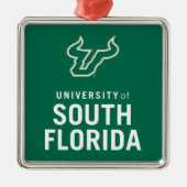 USF Bulls Ornament Aus Metall (Vorne)
