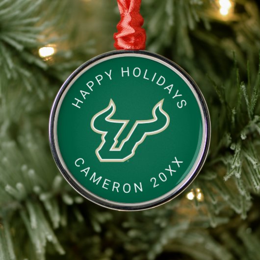 USF Bulls Ornament Aus Metall (Baum)