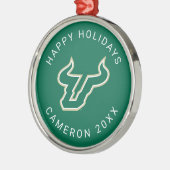 USF Bulls Ornament Aus Metall (Links)
