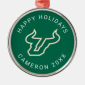 USF Bulls Ornament Aus Metall (Vorne)