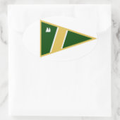 USF-Segelteam-Sticker Ovaler Aufkleber (Tasche)