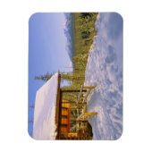 USFS Schnauss Cabin Vermietung im Winter Buchung Magnet (Vertikal)