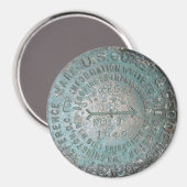 USGS Benchmark, St. Regis Mountain Geodetic Survey Magnet (Vorderseite/Rückseite)