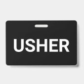Usher Black Ausweis (Rückseite)