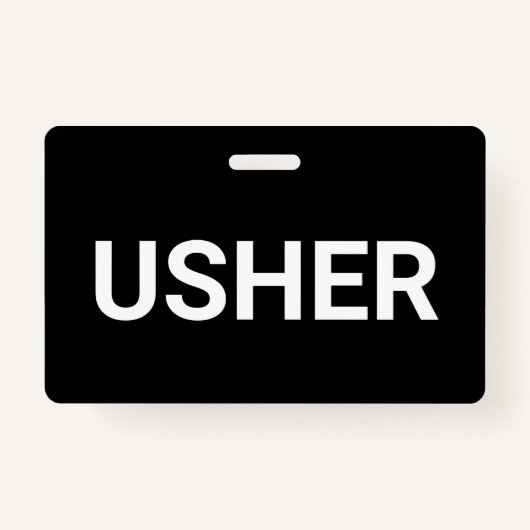 Usher Black Ausweis (Rückseite)