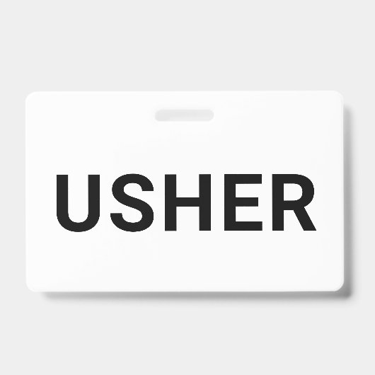 Usher Black Ausweis (Vorderseite)