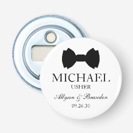 Usher Black Bow Krawatte Flaschenöffner