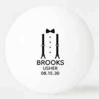 Usher Black Bow Krawatte