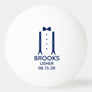 Usher Blaue Fliege Tischtennisball